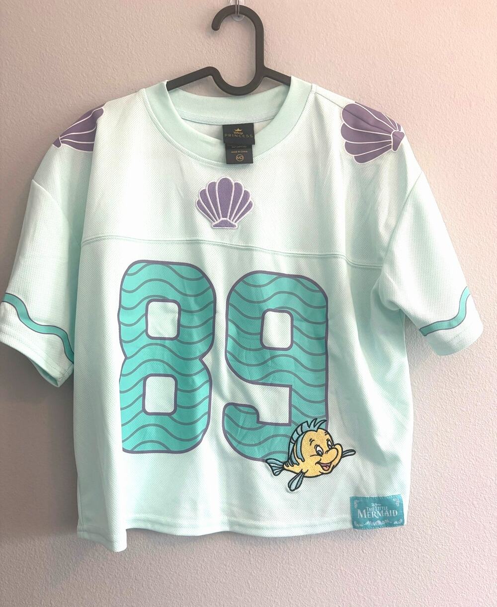 Disney Little Mermaid Ariel Women’s Medium Cropped Jersey BoxLunch